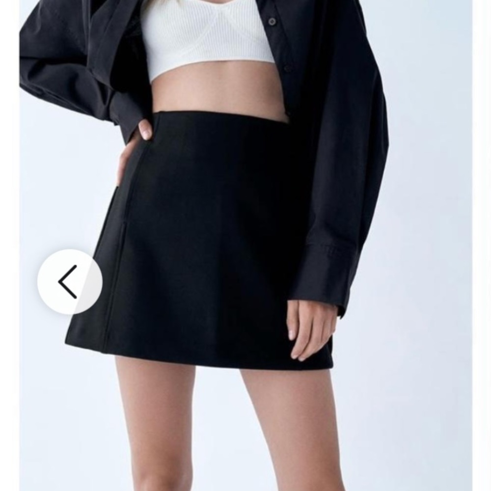 Zara Black Mini Skirt